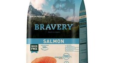 Hrana Uscata Caini, Bravery Dog, Large-Medium Adult, Somon, 4 kg