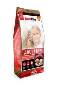 Hrana uscata caini, Nutraline Adult Mini, 8 kg - 1