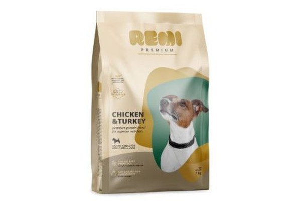 Hrana Uscata Caini, Remi Premium Adult Small Breed cu Pui si Curcan, 1 kg