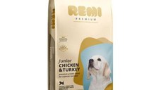 Hrana Uscata Caini, Remi Premium Junior Medium-Large Breed cu Pui si Curcan, 12.5 kg
