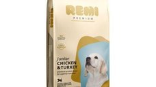 Hrana Uscata Caini, Remi Premium Junior Medium-Large Breed cu Pui si Curcan, 12.5 kg