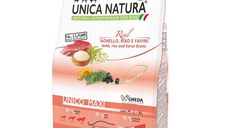 Hrana Uscata Natura Unica Caini Talie Mare cu Miel, Orez Si Fasole, 12 kg