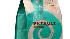 Hrana uscata Petkult Probiotic Care Exigent Fresh pentru pisici, cu curcan, 400 g