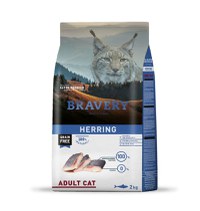 Hrana Uscata Pisici, Bravery Adult Cat, Hering, 2 kg - 1