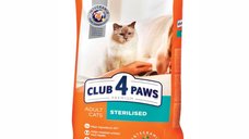 Hrana uscata premium pisici, Club 4 Paws Sterilised, Pui, 14 kg