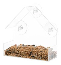 Hranitor Exterior pentru Pasari Atasabil pe Geam 15x15x6 cm 55610 - 1