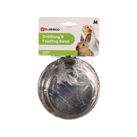 Hranitor Inox cu Suport Colivie, 13 cm/ 580 ml - 1