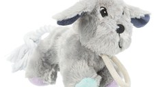 Jucarie caine plush moale 24 cm cu sunet pentru catei 36160