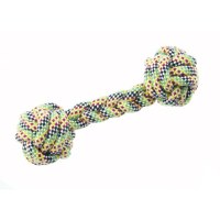 Jucarie caini gantera din sfoara, Enjoy, 20 cm - 1