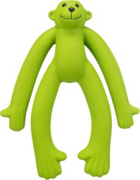 Jucarie Maimuta Latex cu Sunet 25 cm, diverse culori 35511 - 1