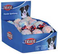 Jucarie Minge Cauciuc Natural 6 cm cu Sfoara 30 cm 3454 - 1