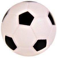 Jucarie Minge Fotbal 8 cm Vinil cu Sunet 3435 - 1