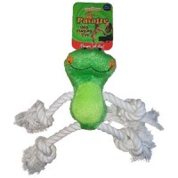 Jucarie Paiatze Dog Broasca, verde, 24 cm - 1