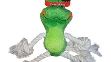 Jucarie Paiatze Dog Broasca, verde, 24 cm