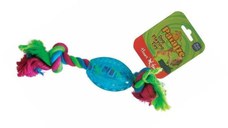 Jucarie Paiatze Dog sfoara cu 2 noduri, 22 cm