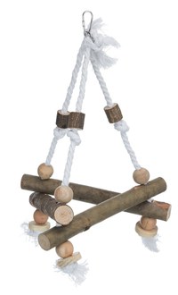 Jucarie Pasari Natural Triunghi 27x27x27 cm 5883 - 1