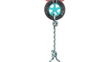 Jucarie pentru caini, Camon, roata TPR si franghie, 44 cm
