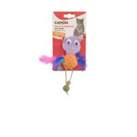 Jucarie pentru pisici, Camon, bufnita catnip, 10 cm - 1