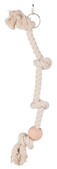 Jucarie Sfoara Papagal cu Noduri 60 cm/23 mm 5168 - 1