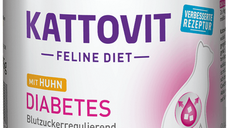 Kattovit Diabetic Pui, Hrana Umeda pentru Pisici, 185 g