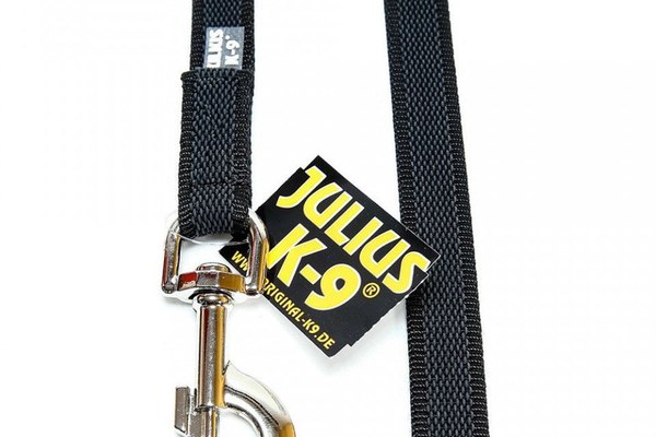 Lesa antiderapanta neagra cu maner, Julius-K9, 20 mm/ 2 m