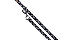 Lesa Coarda Reflectorizanta 18 mm/2 m Negru cu Gri 13591