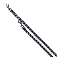 Lesa Coarda Reflectorizanta 18 mm/2 m Negru cu Gri 13591 - 1