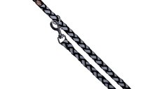 Lesa Coarda Reflectorizanta 18 mm/2 m Negru cu Gri 13591