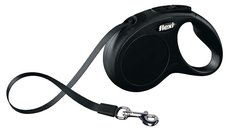 Lesa Flexi Banda Classic S 5 m 15 kg Negru 11831