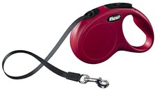 Lesa Flexi Banda Classic S 5 m 15 kg Rosu 11833