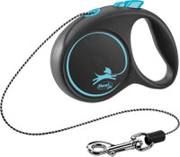 Lesa Flexi Black Design Snur XS: 3m/8kg, Albastru 12242 - 1