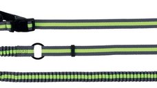 Lesa Jogging cu Amortizor 1.33-1.80 m/20 mm Verde/Negru 12763