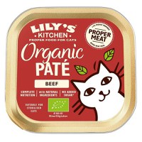 Lily's Kitchen Cat Adult Organic Beef Pate, 85 g - 1