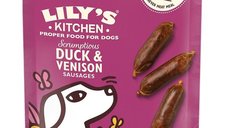 Lily's Kitchen Scrumptious Duck With Venison Sausages Dog Treats, 70 g