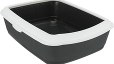 Litiera  37x15x47 cm Gri cu Alb 40184