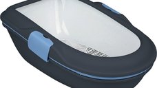Litiera Berto 39x22x59 cm cu Sistem de Separare Albastru 40154