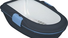 Litiera Berto 39x22x59 cm cu Sistem de Separare Albastru 40154