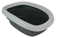 Litiera Carlo 1 cu Rama 31x14x43 cm Gri 40111 - 1