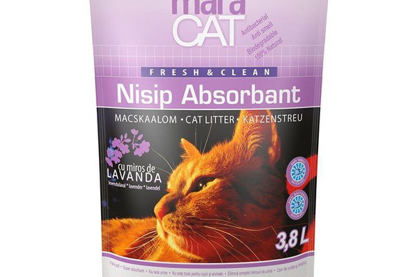 MaraCat, Nisip silicat cu lavanda, 3,8 l