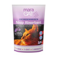 MaraCat, Nisip silicat cu lavanda, 3,8 l - 1