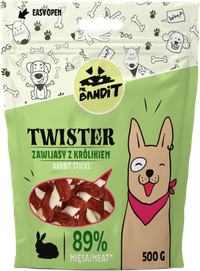 Mr. Bandit Twister, Iepure, 500 g - 1