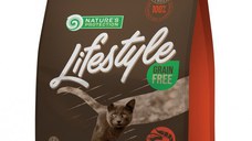 Nature's Protection Lifestyle Grain Free Adult Cat Sterilised Salmon with Krill, 400 g