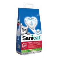 Nisip pentru litiera, Sanicat 7 Days Aloe Vera, 4L - 1