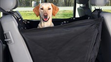 Patura Protectie Auto Tip Cos 0.65x1.45 m Negru cu Bej 13231