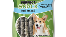 Perfect Snack pentru caini, stick din cod, 80 g - hrana complementara delicioasa