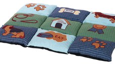 Pernita Patchwork 80x55 cm Albastru/Gri 37069