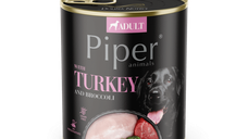 Piper Adult Dog, Hrana Umida cu Curcan si Broccoli, 800 g