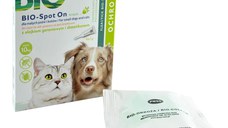 Pipeta Antiparazitara Cani/ Pisici PESS Bio-Spot On cu Ulei Geranium si Dimethicone, 4x1 g/ 10 kg