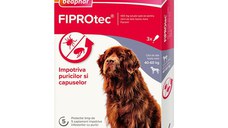 Pipete Antiparazitare Caini Fiprotec, Beaphar, XL 40-60 kg/ 3 pipete x 4.02 ml