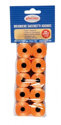 Pungi igienice caini, set 10 role x 20 buc, diverse culori - 1